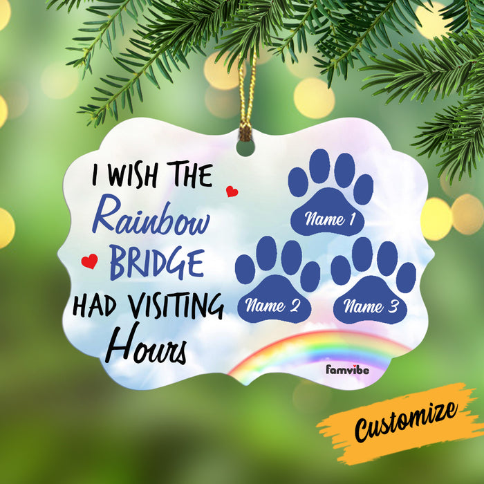 Personalized Dog Cat Memo Rainbow Benelux Ornament AG211 81O34 1