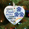 Personalized Dog Cat Memo Rainbow Perro Gato Heart Ornament AG214 81O34 1