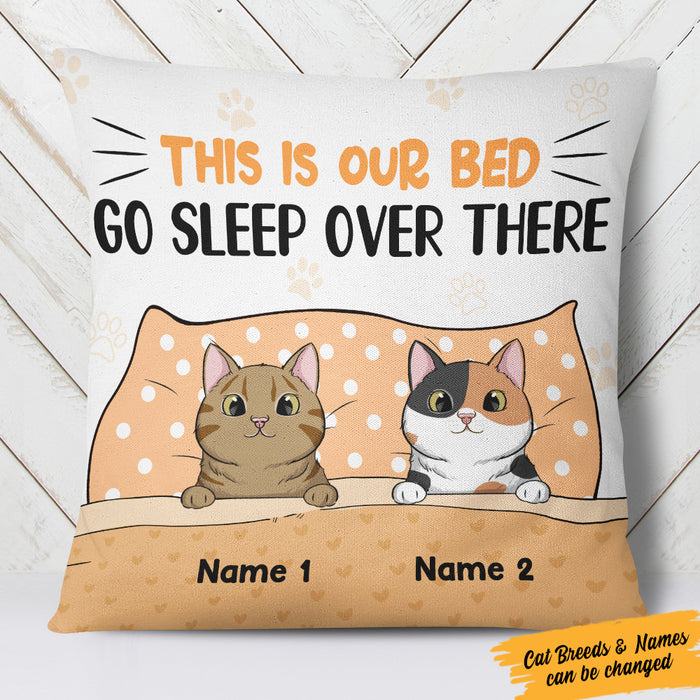 Personalized Cat This Is Our Bed Pillow AG211 85O36 (Insert Included) 1
