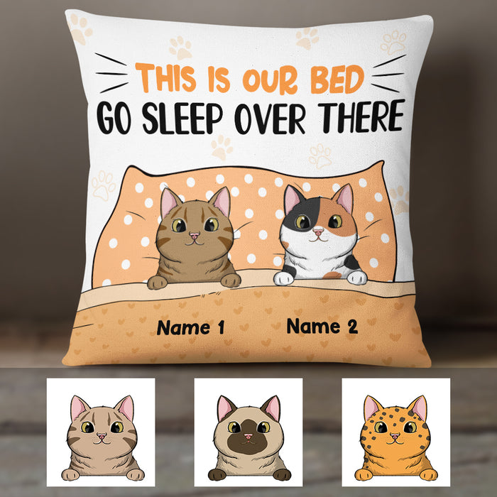 Personalized Cat This Is Our Bed Pillow AG211 85O36 (Insert Included) 1