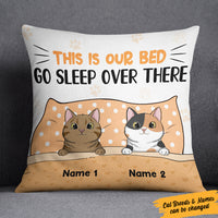 Personalized Cat This Is Our Bed Pillow AG211 85O36 (Insert Included) thumb 1