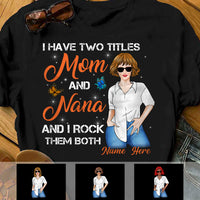 Personalized Rock Titles Mom Grandma T Shirt MR311 65O34 thumb 1