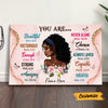 Personalized Daughter BWA You Are Beautiful Poster AG253 24O47 1