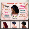 Personalized BWA God Says You Are Poster AG263 24O47 1