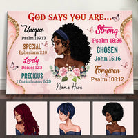 Personalized BWA God Says You Are Poster AG263 24O47 thumb 1