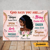 Personalized BWA God Says You Are Poster AG263 24O47 thumb 1