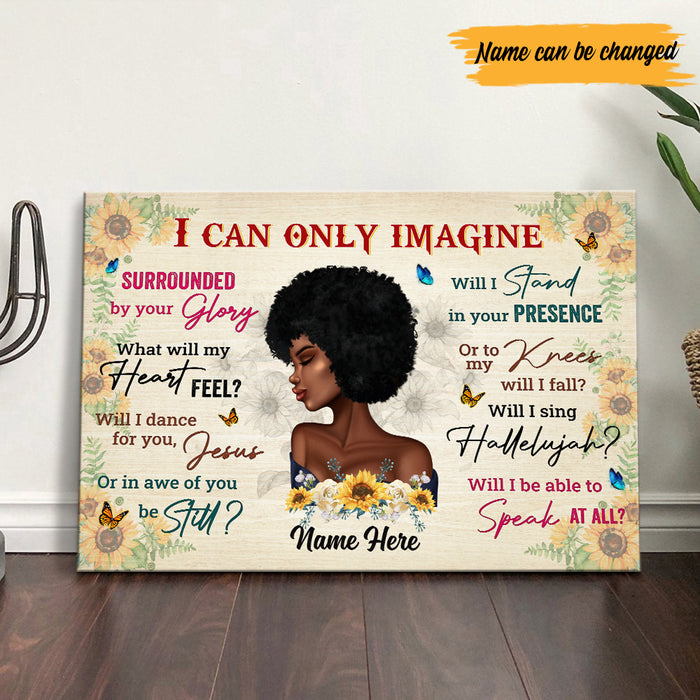 Personalized BWA Jesus Girl Poster AG214 95O57 1