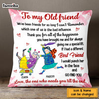 Personalized To My Old Friends Pillow OB242 30O58 thumb 1