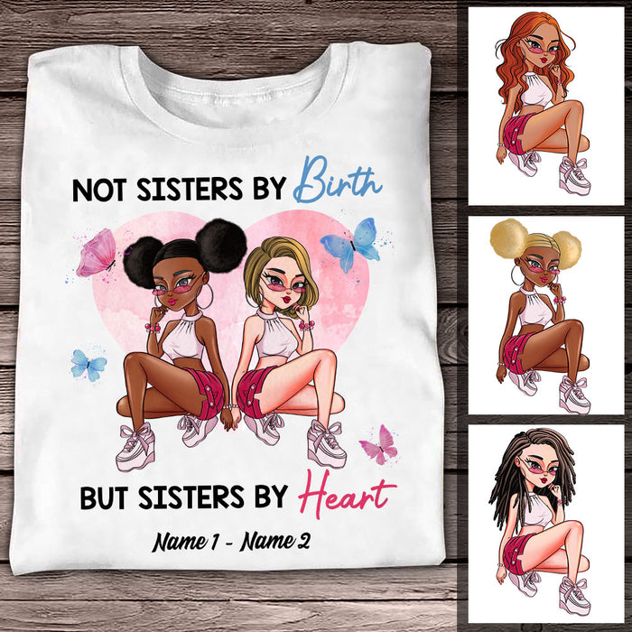 Personalized Friends Sister By Heart T Shirt AG216 95O58 1