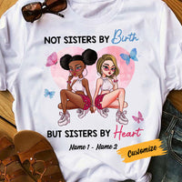 Personalized Friends Sister By Heart T Shirt AG216 95O58 thumb 1