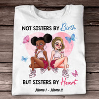 Personalized Friends Sister By Heart T Shirt AG216 95O58 thumb 1