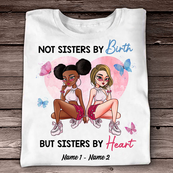 Personalized Friends Sister By Heart T Shirt AG216 95O58 1