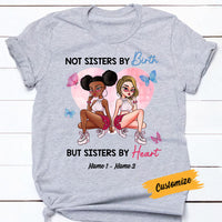 Personalized Friends Sister By Heart T Shirt AG216 95O58 thumb 1