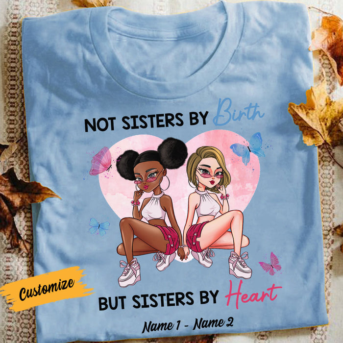 Personalized Friends Sister By Heart T Shirt AG216 95O58 1