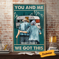 Personalized Camping Couple Poster AG249 30O58 thumb 1