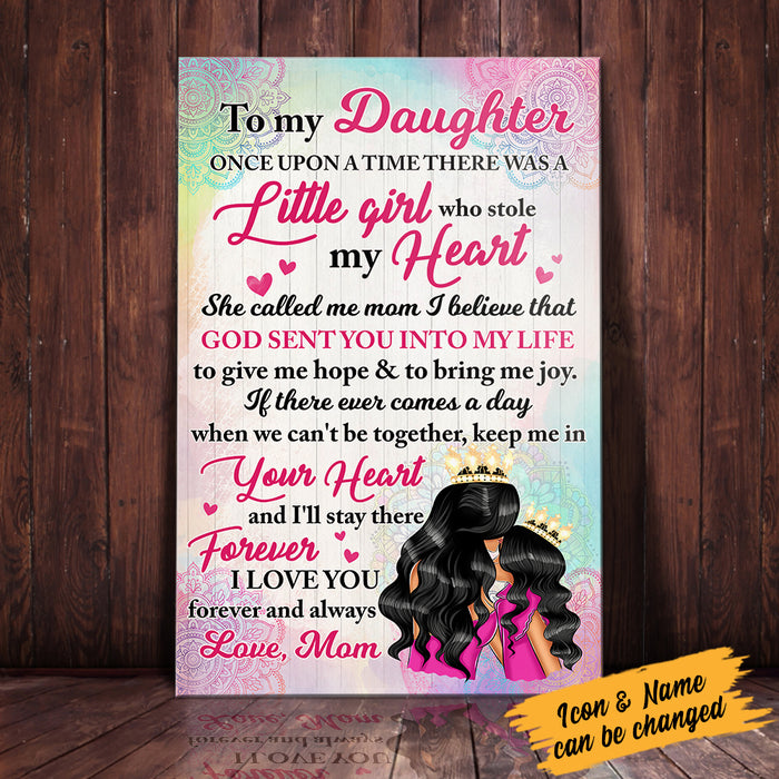 Personalized Mom Grandma To My Daughter Poster AG221 87O36 1