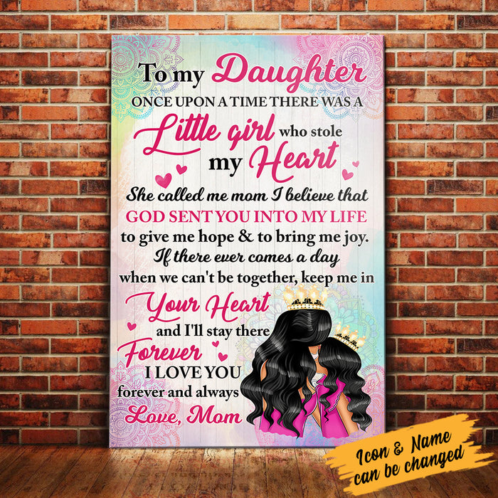 Personalized Mom Grandma To My Daughter Poster AG221 87O36 1