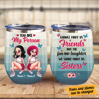 Personalized Friends Sisters My Person Wine Tumbler AG221 95O53 thumb 1