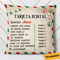 Personalized Spanish Christmas Letter To Grandma Abuela Mamá Pillow AG212 65O57 (Insert Included) thumb 1