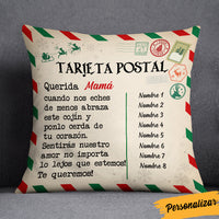 Personalized Spanish Christmas Letter To Grandma Abuela Mamá Pillow AG212 65O57 (Insert Included) thumb 1