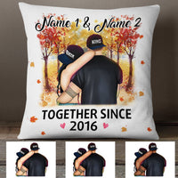 Personalized Couple Fall Together Since Pillow AG223 87O34 thumb 1