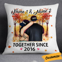 Personalized Couple Fall Together Since Pillow AG223 87O34 thumb 1