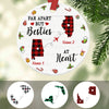 Personalized Long Distance Circle Ornament AG224 30O47 thumb 1