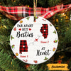 Personalized Long Distance Circle Ornament AG224 30O47 1