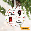 Personalized Long Distance Circle Ornament AG224 30O47 1