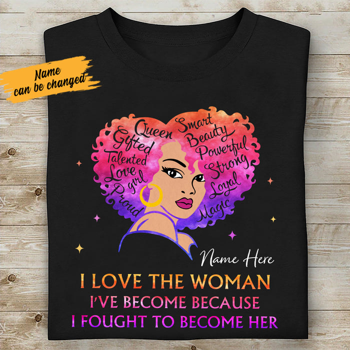 Personalized  I Fought To Become Her T Shirt AG242 85O57 1