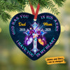 Personalized Memo Mom Dad In My Heart Ornament AG242 95O58 thumb 1