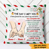 Personalized Couple The Day I Meet You Christmas Pillow AG242 67O47 (Insert Included) thumb 1