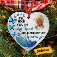 Personalized Memo Mom Dad In My Heart Ornament AG254 95O34 thumb 1