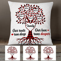 Personalized Family Tree Grandma Grandpa Pillow AG241 87O53 (Insert Included) thumb 1