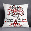 Personalized Family Tree Grandma Grandpa Pillow AG241 87O53 (Insert Included) 1