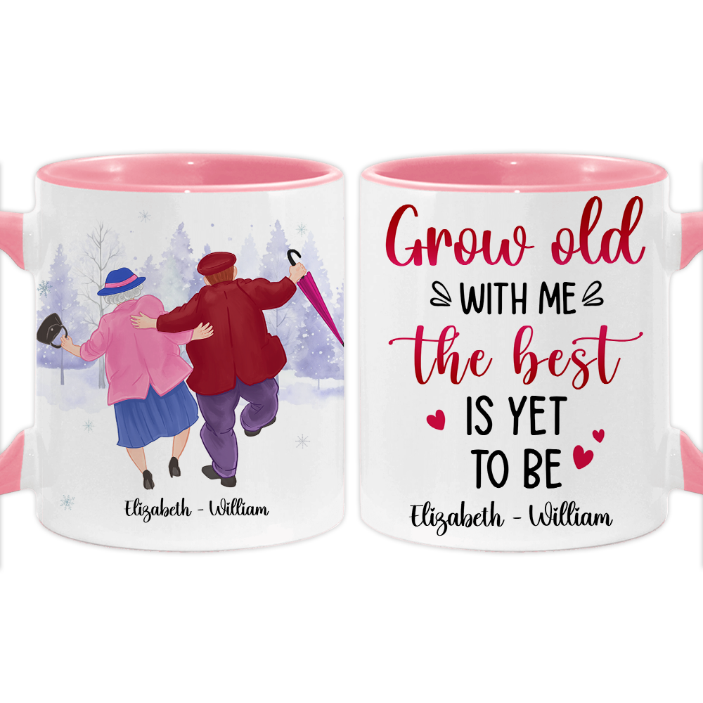 Personalized Couples Gift Grow Old With Me Mug 31307 Primary Mockup
