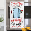 Personalized Love You To The Fridge And Back Kitchen Towel DB142 67O36 1