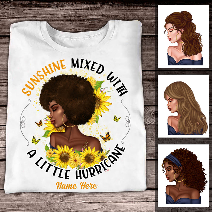 Personalized BWA Girl Sunshine With Hurricane T Shirt AG253 95O34 1