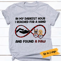 Personalized  Dog I Found A Paw T Shirt AG262 85O53 thumb 1