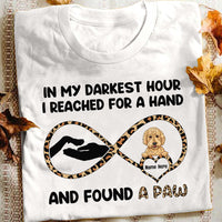 Personalized  Dog I Found A Paw T Shirt AG262 85O53 thumb 1