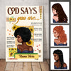 Personalized BWA God Says Poster AG252 95O57 1