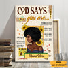Personalized BWA God Says Poster AG252 95O57 1