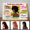 Personalized BWA God Says Poster AG251 95O57 thumb 1