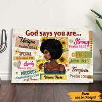 Personalized BWA God Says Poster AG251 95O57 thumb 1