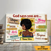 Personalized BWA God Says Poster AG251 95O57 1