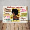 Personalized BWA God Says Poster AG251 95O57 thumb 1