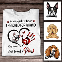 Personalized  Dog I Found A Paw T Shirt AG266 85O57 thumb 1
