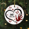 Personalized Memo Butterfly Circle Ornament AG264 85O58 1
