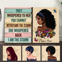 Personalized BWA Storm Girl Canvas Poster AG261 22O47 thumb 1