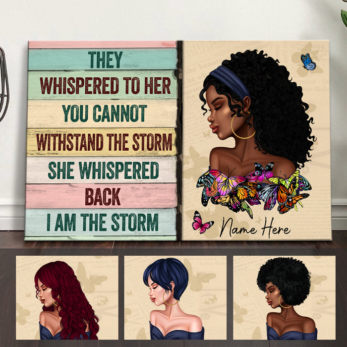 Personalized BWA Storm Girl Canvas Poster AG261 22O47 1